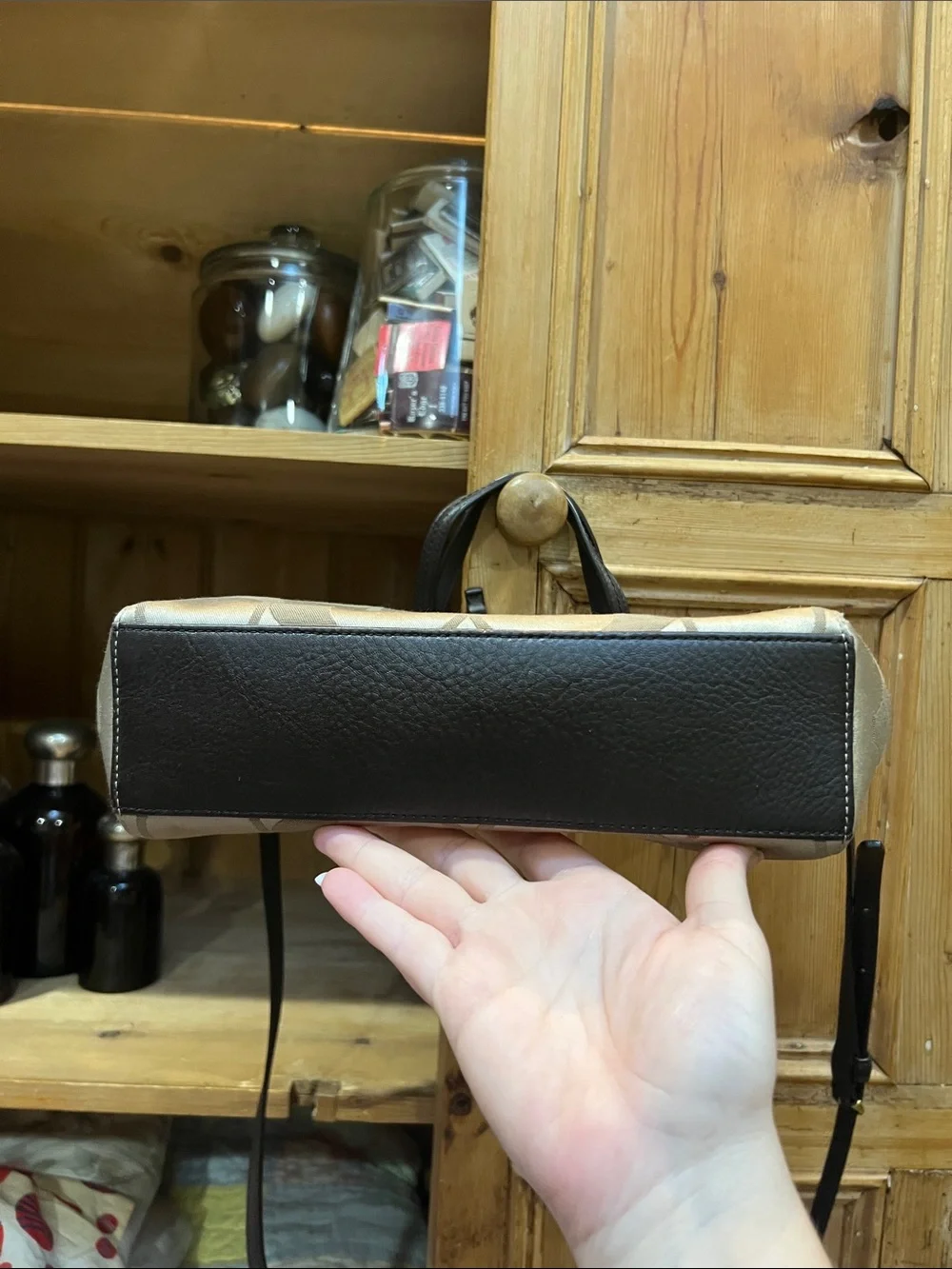 Coach Taylor Signature Mini Tote/Crossbody